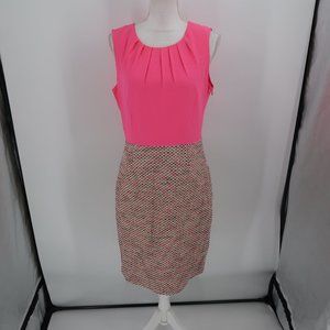 Kate Spade Pink Tweed Dress Size 10